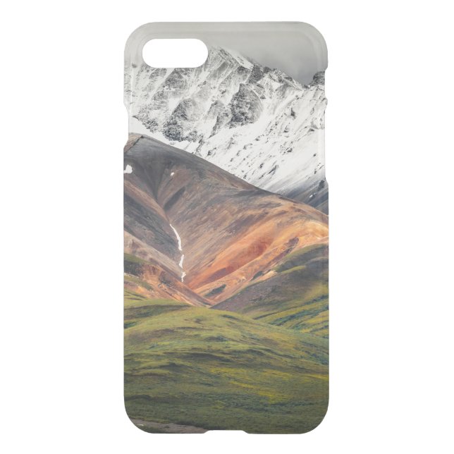 Polychrome mountain, Denali NP, Alaska Uncommon iPhone Case (Back)