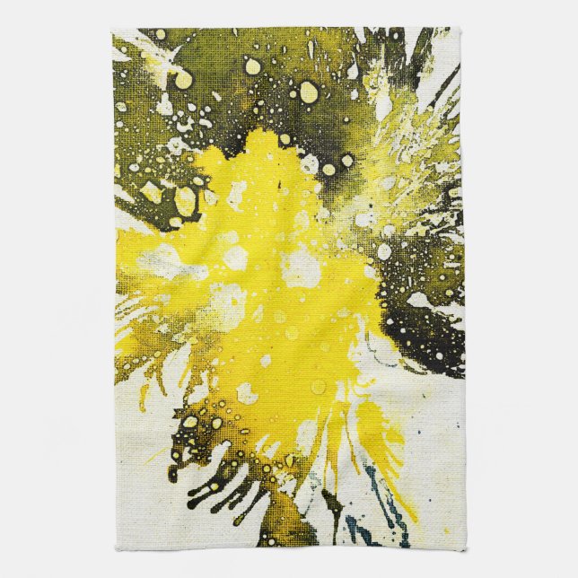 Polychromoptic #11 by Michael Moffa Kitchen Towel (Vertical)