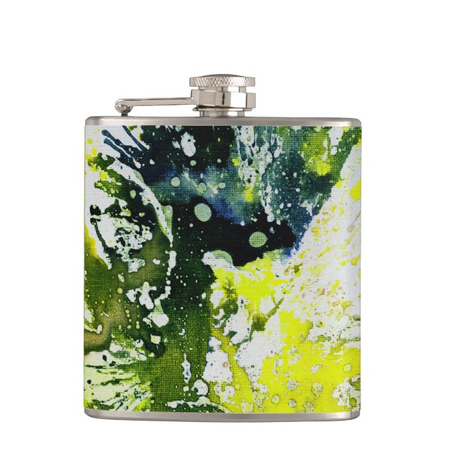 Polychromoptic #12 by Michael Moffa Flask (Front)