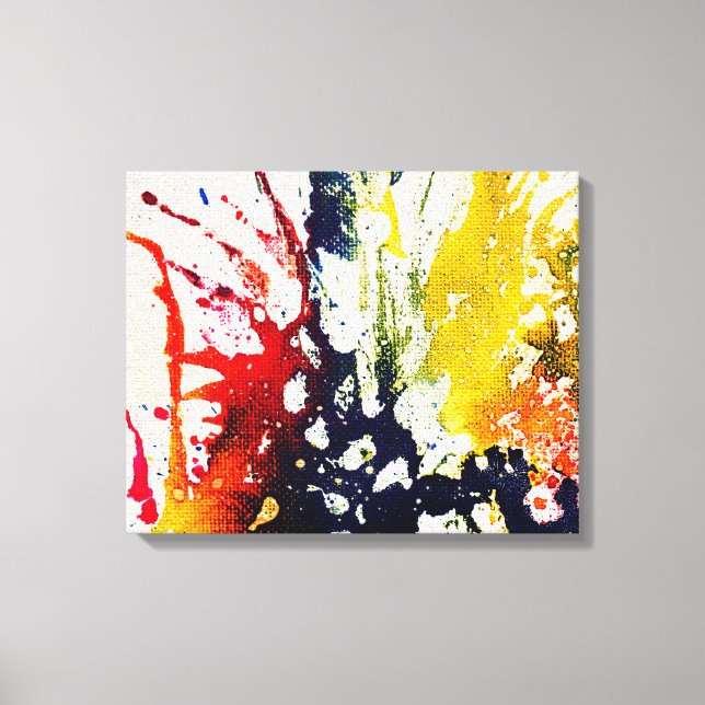 Polychromoptic #13B by Michael Moffa Canvas Print (Front)