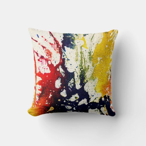 Polychromoptic 13B by Michael Moffa Throw Pillow