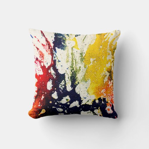 Polychromoptic 13B by Michael Moffa Throw Pillow