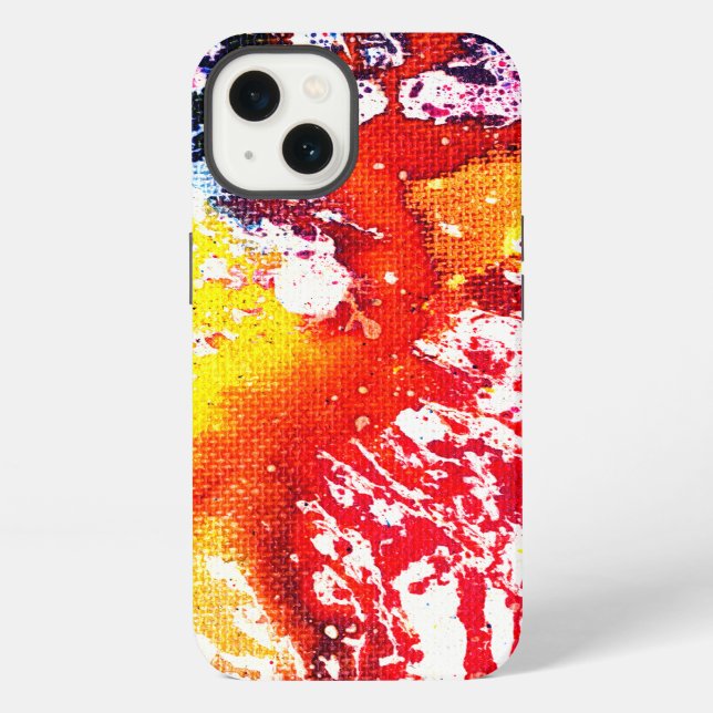 Polychromoptic #13C by Michael Moffa Iphone Case (Back)