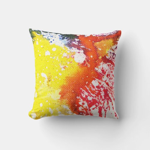 Polychromoptic 13E by Michael Moffa Throw Pillow