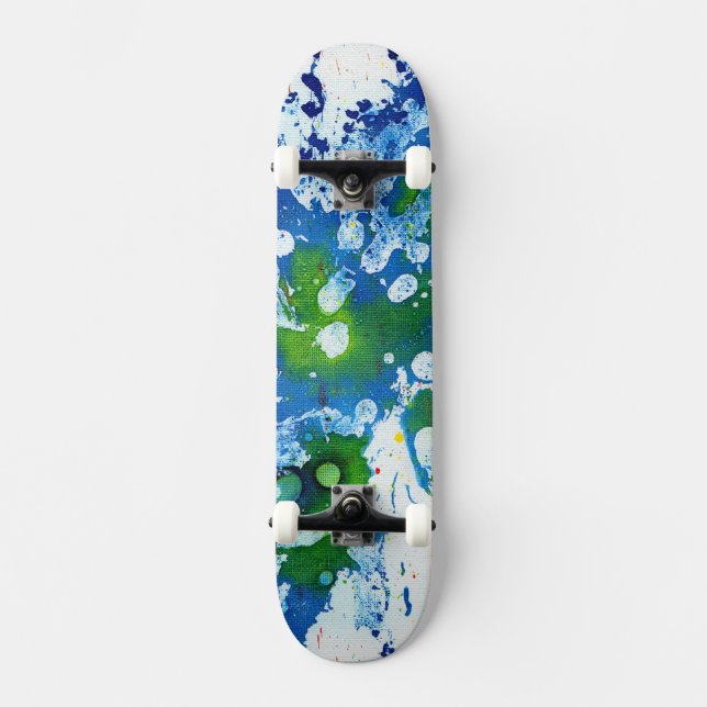 Polychromoptic #14 by Michael Moffa Skateboard Deck (Front)