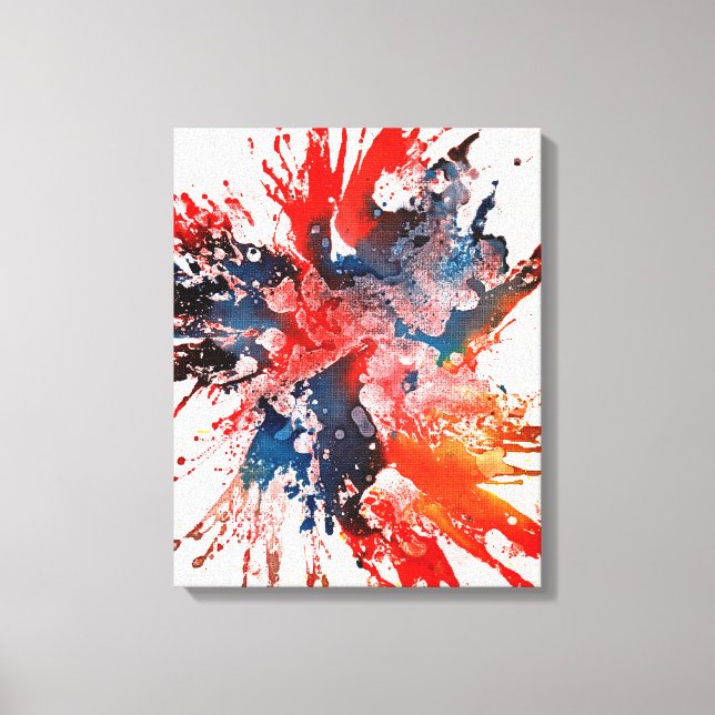 Polychromoptic #15 by Michael Moffa Canvas Print (Front)