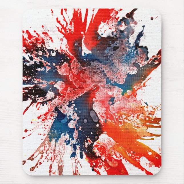 Polychromoptic #15 by Michael Moffa Mouse Pad (Front)