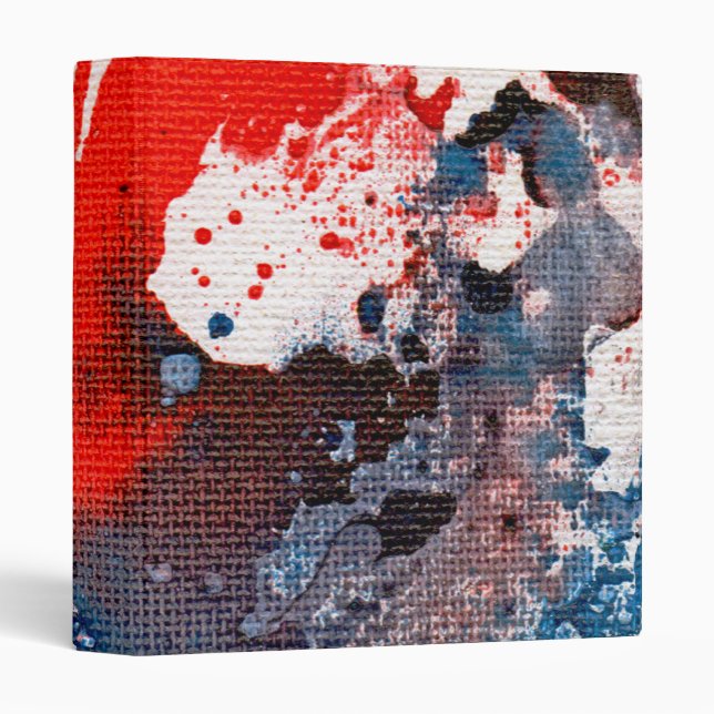 Polychromoptic #15A by Michael Moffa 3 Ring Binder (Front/Spine)