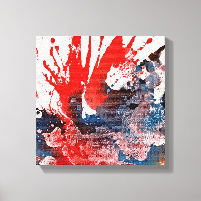 Polychromoptic #15A by Michael Moffa Canvas Print (Front)