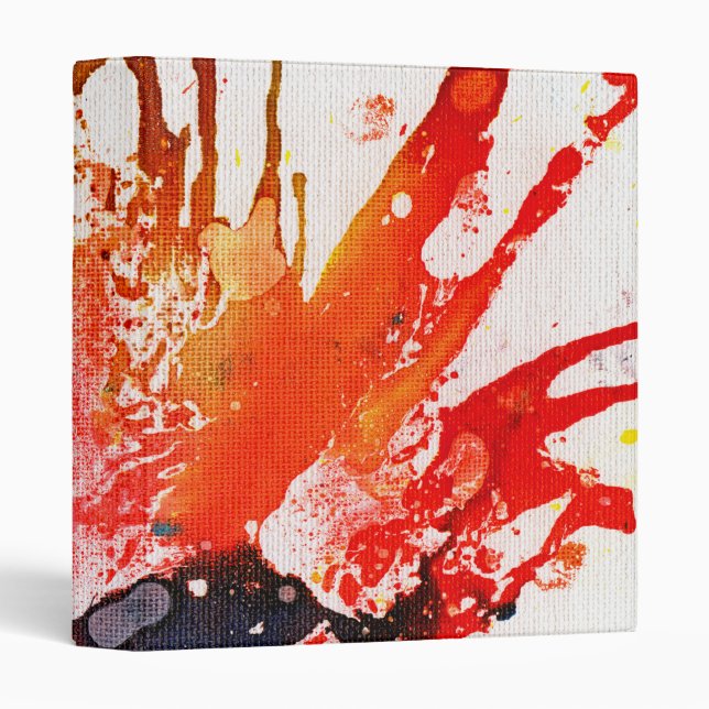 Polychromoptic #15B by Michael Moffa 3 Ring Binder (Front/Spine)