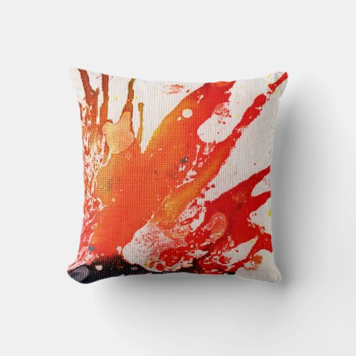 Polychromoptic 15B by Michael Moffa Throw Pillow