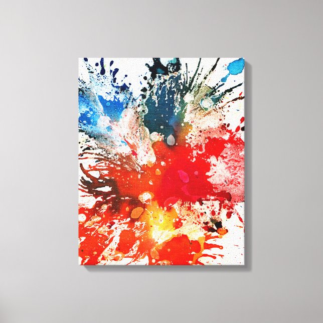 Polychromoptic #16 by Michael Moffa Canvas Print (Front)