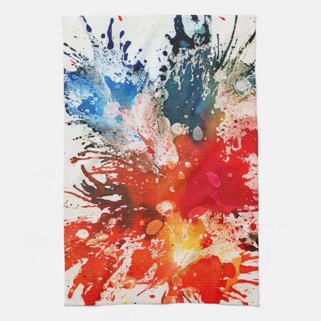 Polychromoptic #16 by Michael Moffa Towel (Vertical)