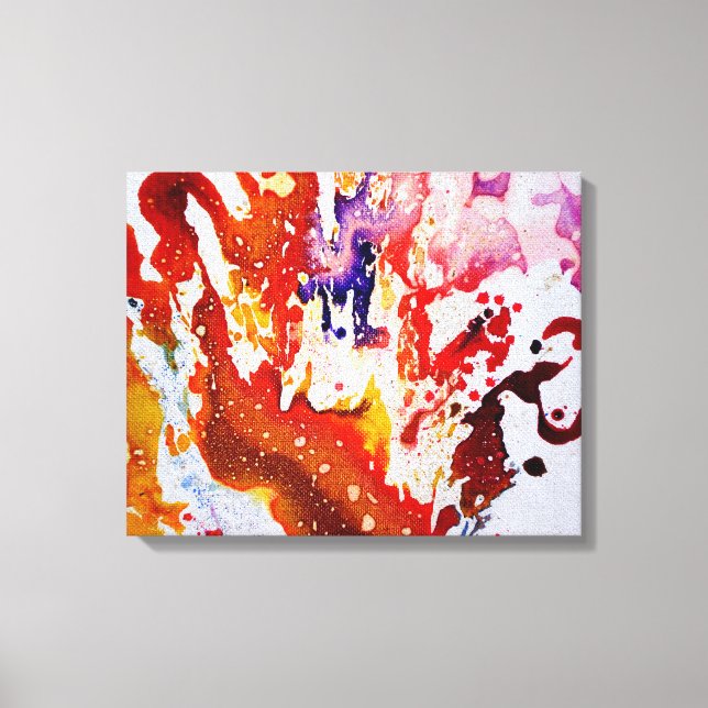 Polychromoptic #1A by Michael Moffa Canvas Print (Front)