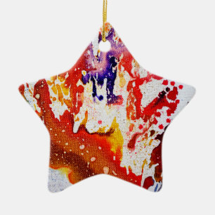 Polychromoptic #1A by Michael Moffa Ceramic Ornament