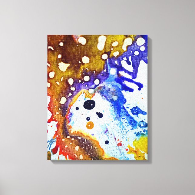 Polychromoptic #1B by Michael Moffa Canvas Print (Front)