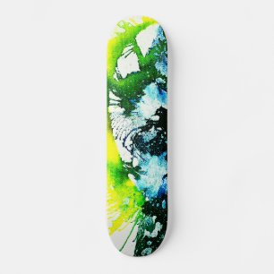Polychromoptic #2A by Michael Moffa Skateboard