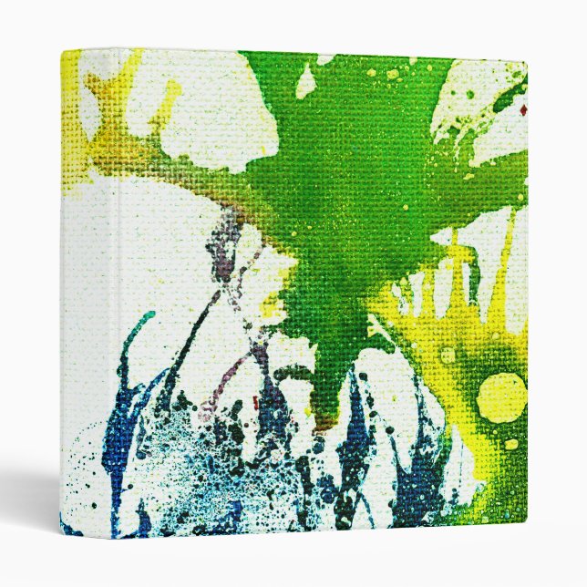 Polychromoptic #2B by Michael Moffa 3 Ring Binder (Front/Spine)