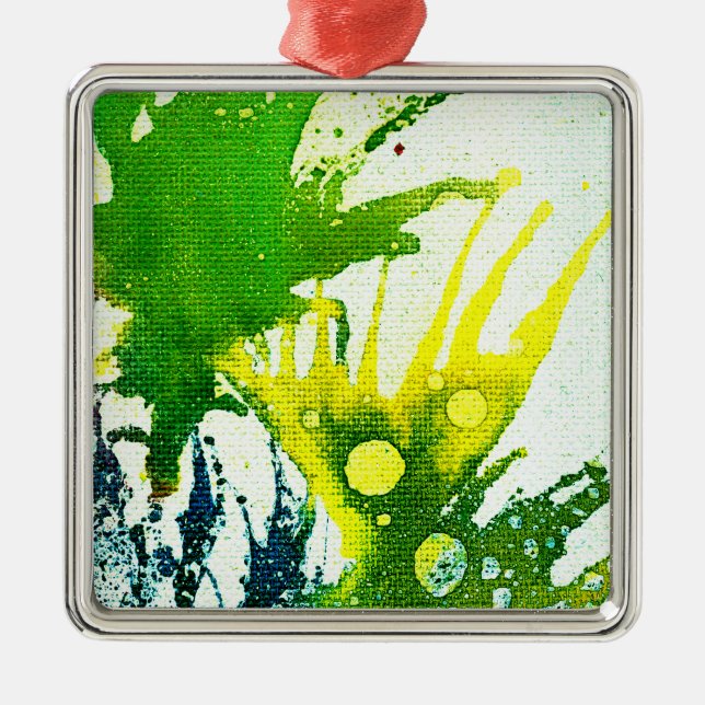 Polychromoptic #2B by Michael Moffa Metal Ornament (Front)