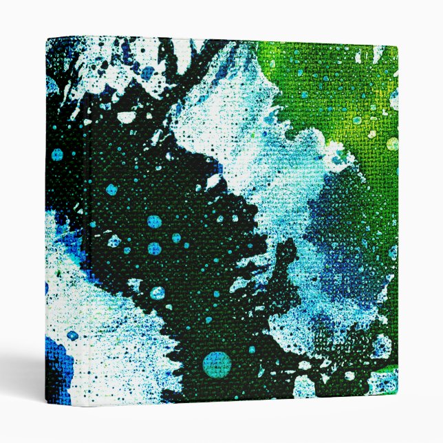 Polychromoptic #2C by Michael Moffa 3 Ring Binder (Front/Spine)