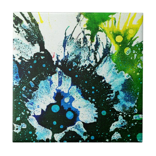 Polychromoptic #2C by Michael Moffa Tile (Front)