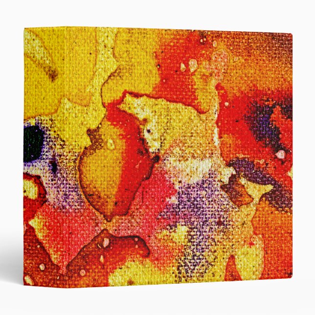 Polychromoptic #3 by Michael Moffa 3 Ring Binder (Front/Spine)