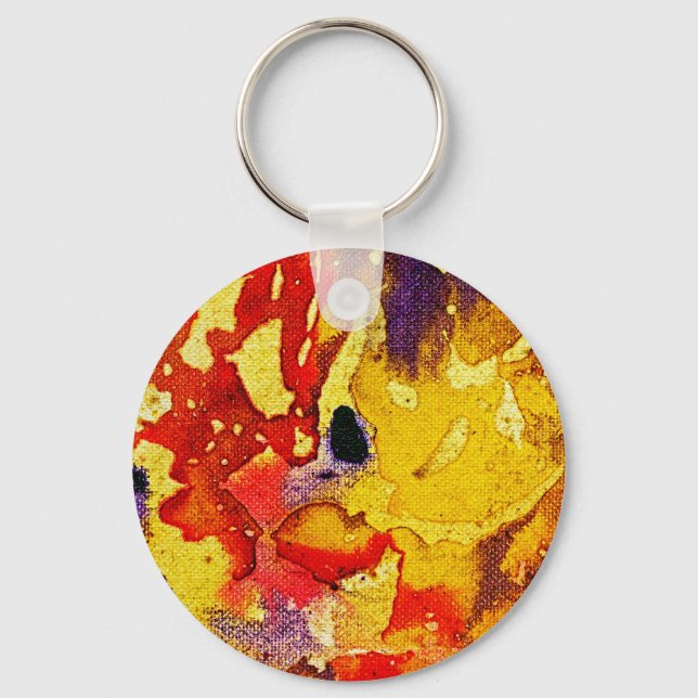 Polychromoptic #3 by Michael Moffa Keychain (Front)