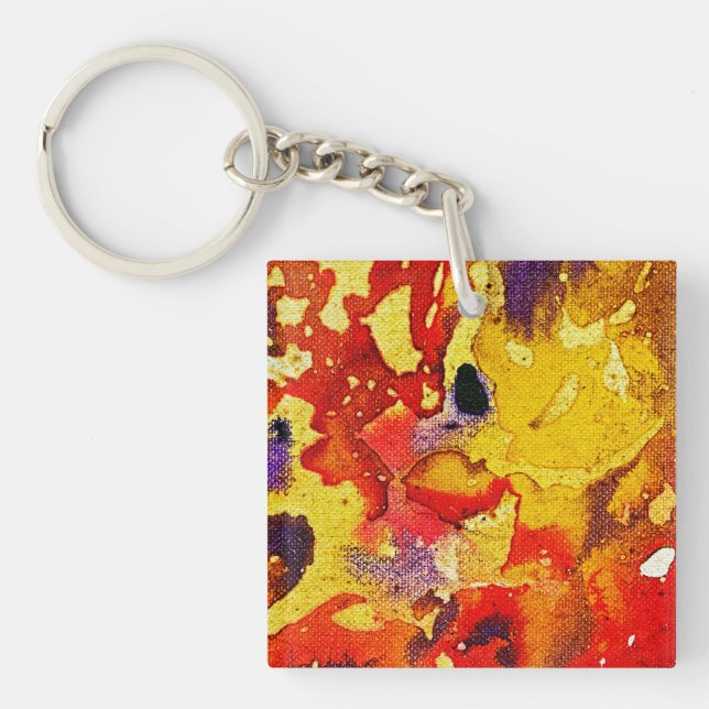 Polychromoptic #3 by Michael Moffa Keychain (Front)