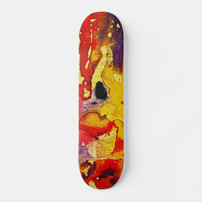 Polychromoptic #3 by Michael Moffa Skateboard Deck (Front)