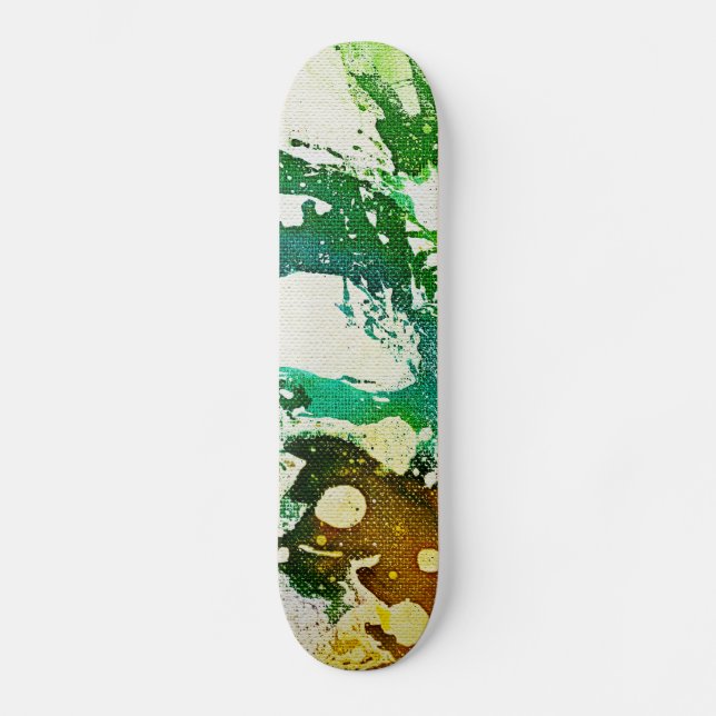 Polychromoptic #5 by Michael Moffa Skateboard Deck (Front)
