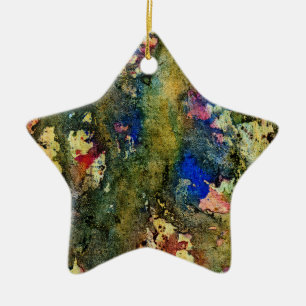 Polychromoptic #6 by Michael Moffa Ceramic Ornament