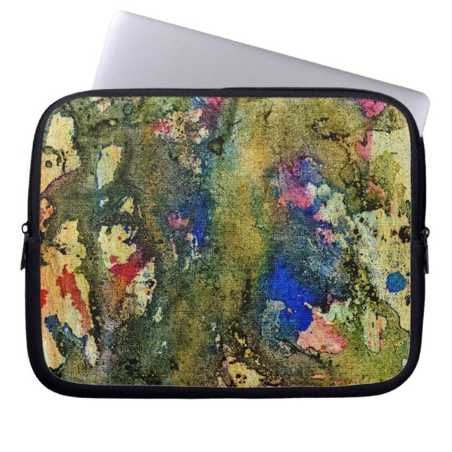 Polychromoptic #6 by Michael Moffa Laptop Sleeve (Front)