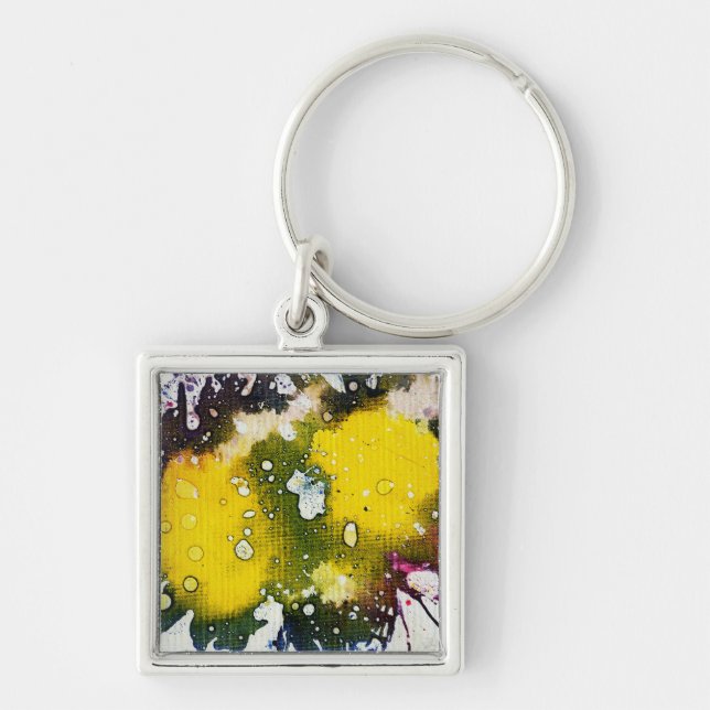Polychromoptic #7 by Michael Moffa Keychain (Front)