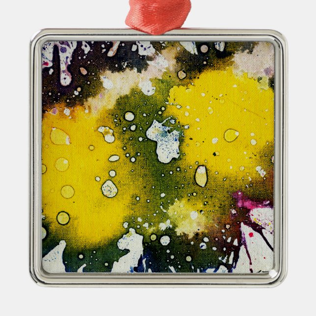 Polychromoptic #7 by Michael Moffa Metal Ornament (Front)