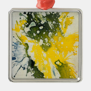 Polychromoptic #8 by Michael Moffa Metal Ornament