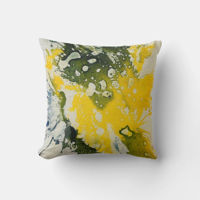 Polychromoptic #8 by Michael Moffa Throw Pillow (Front)