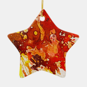 Polychromoptic #9 by Michael Moffa Ceramic Ornament
