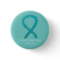 Polycystic Kidney Disease Awareness Custom Art Pin