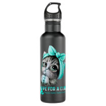 Polycystic Kidney Disease Awareness Hope For A Cur Stainless Steel Water Bottle