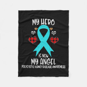 Polycystic Kidney Disease Awareness Remembrance He Fleece Blanket