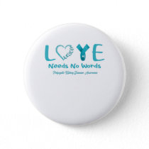 Polycystic Kidney Disease Awareness Ribbon Support Button