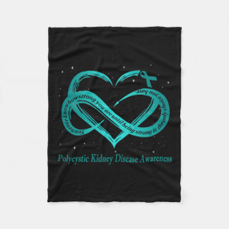 Polycystic Kidney Disease Warrior Fleece Blanket