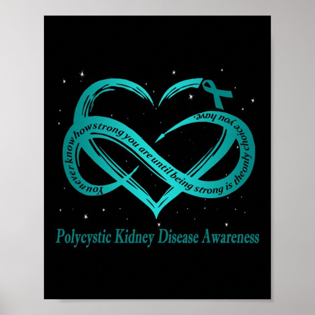 Polycystic Kidney Disease Warrior  Poster (Front)