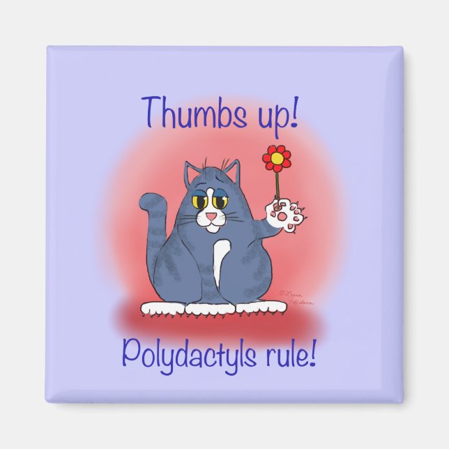Polydactyls Rule! Magnet (Front)