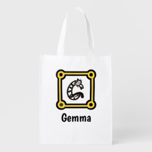 Polyester Bag - Cat Letter G in Frame