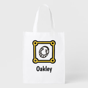 Polyester Bag - Cat Letter O in Frame