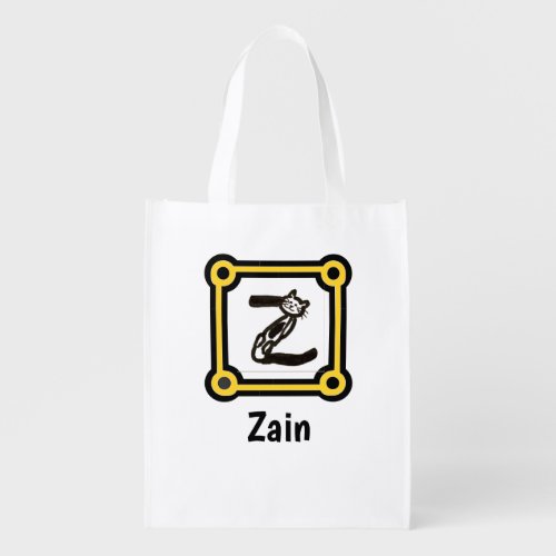 Polyester Bag _ Cat Letter Z in Frame