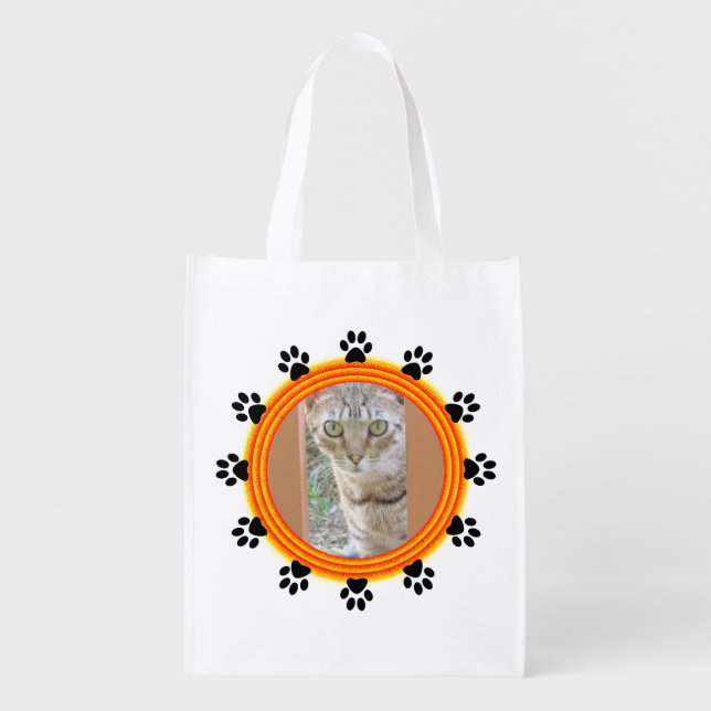 Polyester Bag – Feline Ring of Fire (Front)