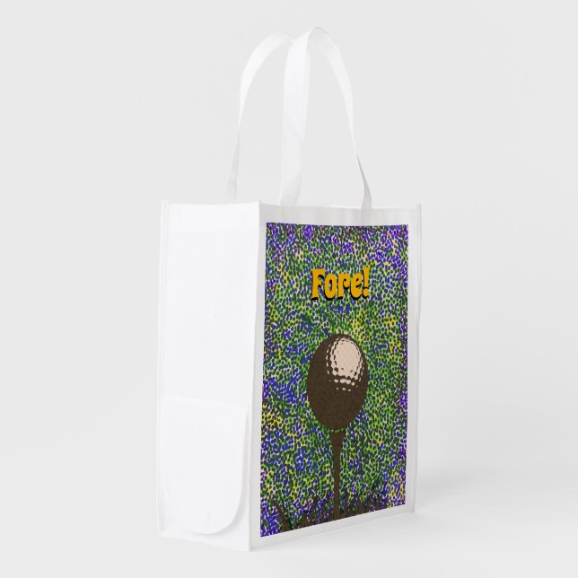Polyester Bag - Golf Ball on Tee (Front Side)
