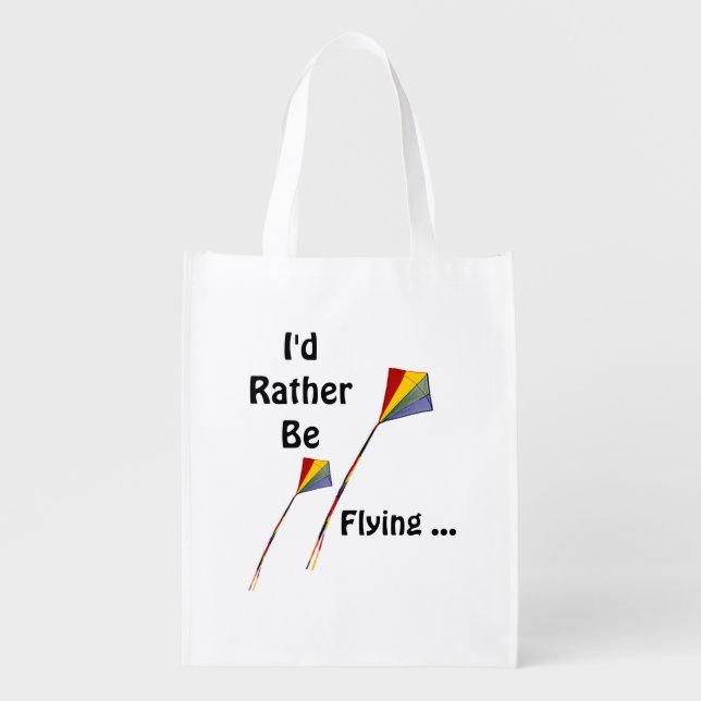 Polyester Bag - Rainbow Kites (Front)